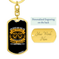Arrival Worthwhile Keychain Stainless Steel or 18k Gold Dog Tag Keyring-Express Your Love Gifts