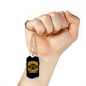 Arrival Would Be Worthwhile Necklace Stainless Steel or 18k Gold Dog Tag 24" Chain-Express Your Love Gifts