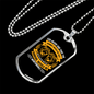 Arrival Would Be Worthwhile Necklace Stainless Steel or 18k Gold Dog Tag 24" Chain-Express Your Love Gifts