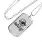 As A Firefighter'S Wife Firefighter Gift Stainless Steel or 18k Gold Dog Tag 24" Chain-Express Your Love Gifts