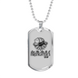 As A Firefighter'S Wife Firefighter Gift Stainless Steel or 18k Gold Dog Tag 24" Chain-Express Your Love Gifts