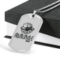 As A Firefighter'S Wife Firefighter Gift Stainless Steel or 18k Gold Dog Tag 24" Chain-Express Your Love Gifts