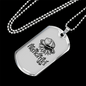 As A Firefighter'S Wife Firefighter Gift Stainless Steel or 18k Gold Dog Tag 24" Chain-Express Your Love Gifts