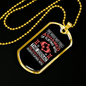 Ashamed of Flirting Zodiac Necklace Stainless Steel or 18k Gold Dog Tag 24" Chain-Express Your Love Gifts