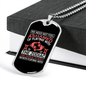 Ashamed of Flirting Zodiac Necklace Stainless Steel or 18k Gold Dog Tag 24" Chain-Express Your Love Gifts