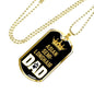 Asian Semilonghair Cat Dad Necklace Stainless Steel or 18k Gold Dog Tag 24" Chain-Express Your Love Gifts
