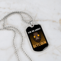 Ask Me About Bitcoin Gorilla Crypto Necklace Stainless Steel or 18k Gold Dog Tag 24" Chain-Express Your Love Gifts