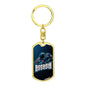 Assassin Keychain Dog Tag Stainless Steel or 18k Gold-Express Your Love Gifts