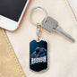 Assassin Keychain Dog Tag Stainless Steel or 18k Gold-Express Your Love Gifts