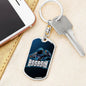 Assassin Keychain Dog Tag Stainless Steel or 18k Gold-Express Your Love Gifts