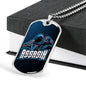 Assassin Necklace Stainless Steel or 18k Gold Dog Tag 24" Chain-Express Your Love Gifts