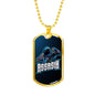 Assassin Necklace Stainless Steel or 18k Gold Dog Tag 24" Chain-Express Your Love Gifts