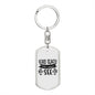 Lord Teach Me Keychain Stainless Steel or 18k Gold Dog Tag Keyring-Express Your Love Gifts