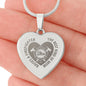 The Best Kind of Mom Raises A Firefighter Engraved Heart Necklace Stainless Steel or 18k Yellow Gold Finish 18-22" Chain-Express Your Love Gifts