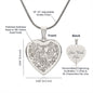 Elephant Head Engraved Heart Necklace Stainless Steel or 18k Yellow Gold Finish 18-22" Chain-Express Your Love Gifts