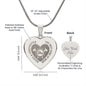 The Best Kind of Mom Raises A Firefighter Engraved Heart Necklace Stainless Steel or 18k Yellow Gold Finish 18-22" Chain-Express Your Love Gifts