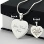 Best Mom Ever Engraved Heart Necklace Stainless Steel or 18k Yellow Gold Finish 18-22" Chain-Express Your Love Gifts