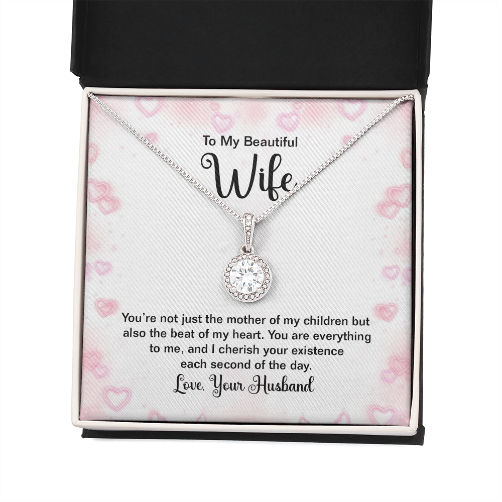 To My Beautiful Wife You're Not Just Thhe Mother of My Children Eternal Union Necklace-Express Your Love Gifts