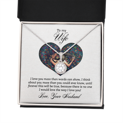 To My Wife I Love You More Than Eternal Union Necklace-Express Your Love Gifts