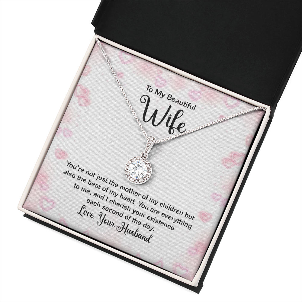 To My Beautiful Wife You're Not Just Thhe Mother of My Children Eternal Union Necklace-Express Your Love Gifts
