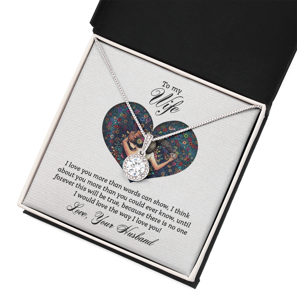 To My Wife I Love You More Than Eternal Union Necklace-Express Your Love Gifts