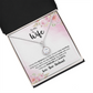 To My Wife I Know The Distance is Hard Eternal Union Necklace-Express Your Love Gifts