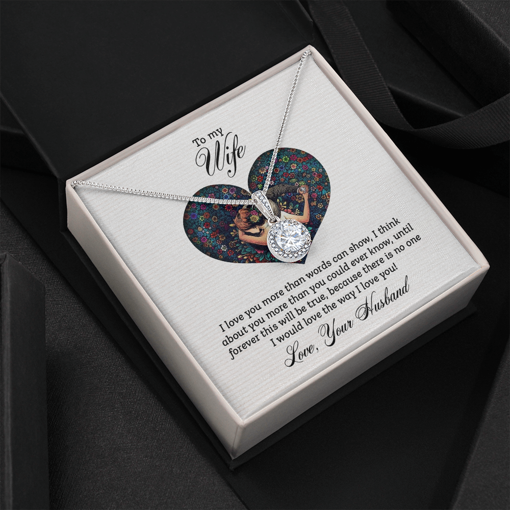 To My Wife I Love You More Than Eternal Union Necklace-Express Your Love Gifts