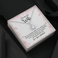 To My Beautiful Wife You're Not Just Thhe Mother of My Children Eternal Union Necklace-Express Your Love Gifts