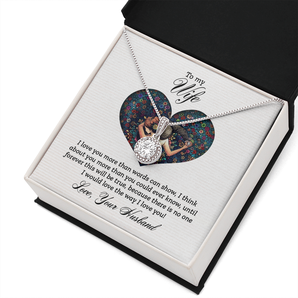 To My Wife I Love You More Than Eternal Union Necklace-Express Your Love Gifts