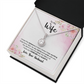 To My Wife I Know The Distance is Hard Eternal Union Necklace-Express Your Love Gifts