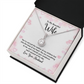 To My Beautiful Wife You're Not Just Thhe Mother of My Children Eternal Union Necklace-Express Your Love Gifts