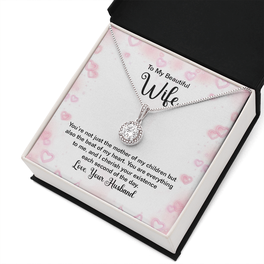 To My Beautiful Wife You're Not Just Thhe Mother of My Children Eternal Union Necklace-Express Your Love Gifts