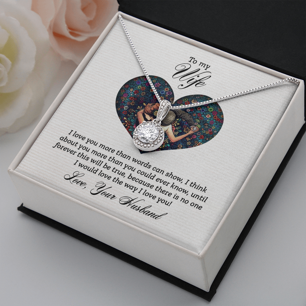 To My Wife I Love You More Than Eternal Union Necklace-Express Your Love Gifts