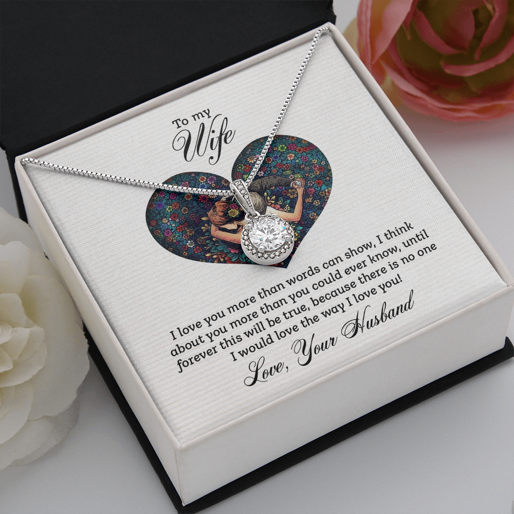 To My Wife I Love You More Than Eternal Union Necklace-Express Your Love Gifts