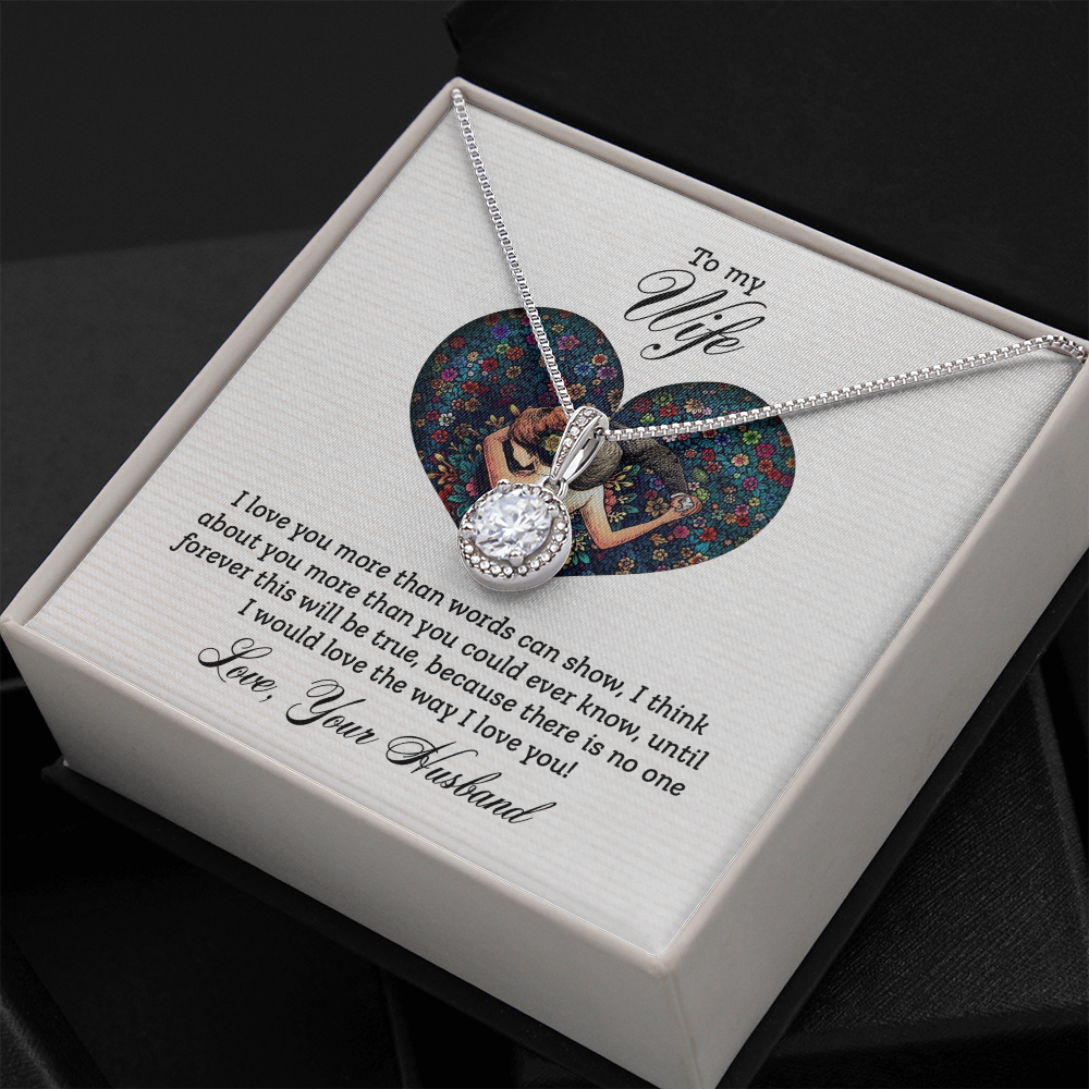 To My Wife I Love You More Than Eternal Union Necklace-Express Your Love Gifts