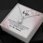 To My Wife I Know The Distance is Hard Eternal Union Necklace-Express Your Love Gifts