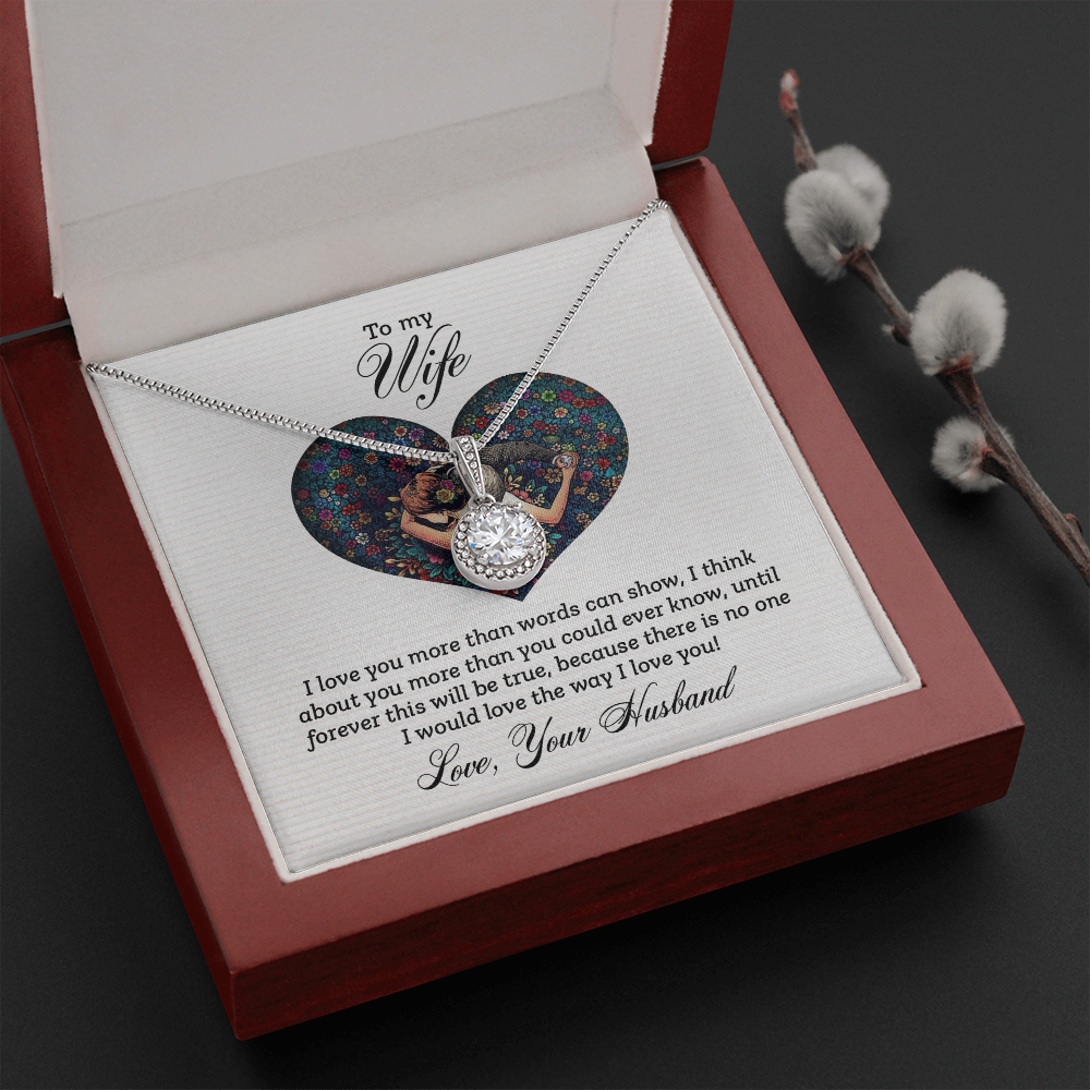 To My Wife I Love You More Than Eternal Union Necklace-Express Your Love Gifts