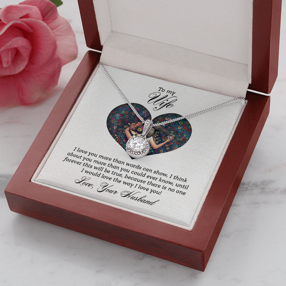 To My Wife I Love You More Than Eternal Union Necklace-Express Your Love Gifts