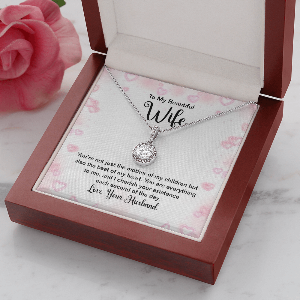 To My Beautiful Wife You're Not Just Thhe Mother of My Children Eternal Union Necklace-Express Your Love Gifts