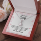 To My Beautiful Wife You're Not Just Thhe Mother of My Children Eternal Union Necklace-Express Your Love Gifts