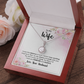 To My Wife I Know The Distance is Hard Eternal Union Necklace-Express Your Love Gifts