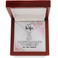 To My Wife I Know The Distance is Hard Eternal Union Necklace-Express Your Love Gifts