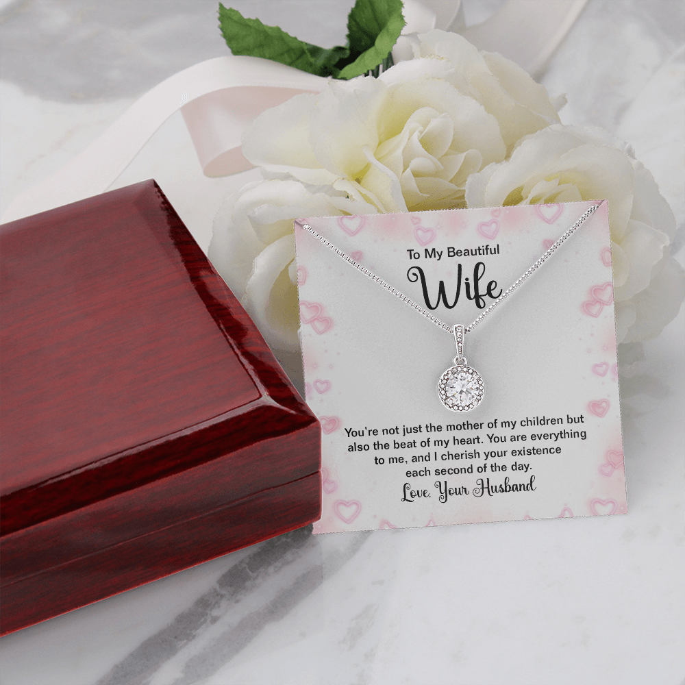 To My Beautiful Wife You're Not Just Thhe Mother of My Children Eternal Union Necklace-Express Your Love Gifts