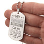 My Favorite People Call Me Papa Engraved Dog Tag Necklace Stainless Steel or 18k Gold w 24" Chain-Express Your Love Gifts