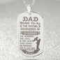 Wishing You All Engraved Dog Tag Necklace Stainless Steel or 18k Gold w 24" Chain-Express Your Love Gifts