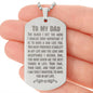 Older I Get Engraved Dog Tag Necklace Stainless Steel or 18k Gold w 24" Chain-Express Your Love Gifts