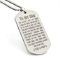 Older I Get Engraved Dog Tag Necklace Stainless Steel or 18k Gold w 24" Chain-Express Your Love Gifts