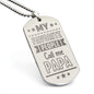 My Favorite People Call Me Papa Engraved Dog Tag Necklace Stainless Steel or 18k Gold w 24" Chain-Express Your Love Gifts