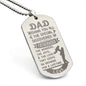 Wishing You All Engraved Dog Tag Necklace Stainless Steel or 18k Gold w 24" Chain-Express Your Love Gifts