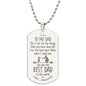 This is For All the Things Engraved Dog Tag Necklace Stainless Steel or 18k Gold w 24" Chain-Express Your Love Gifts